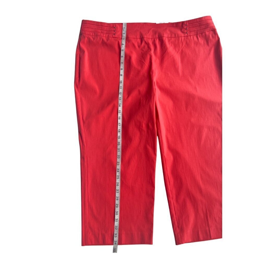 JM Collection Plus Rivet Pull-On Capri Pants, 3X - Picture 6 of 9